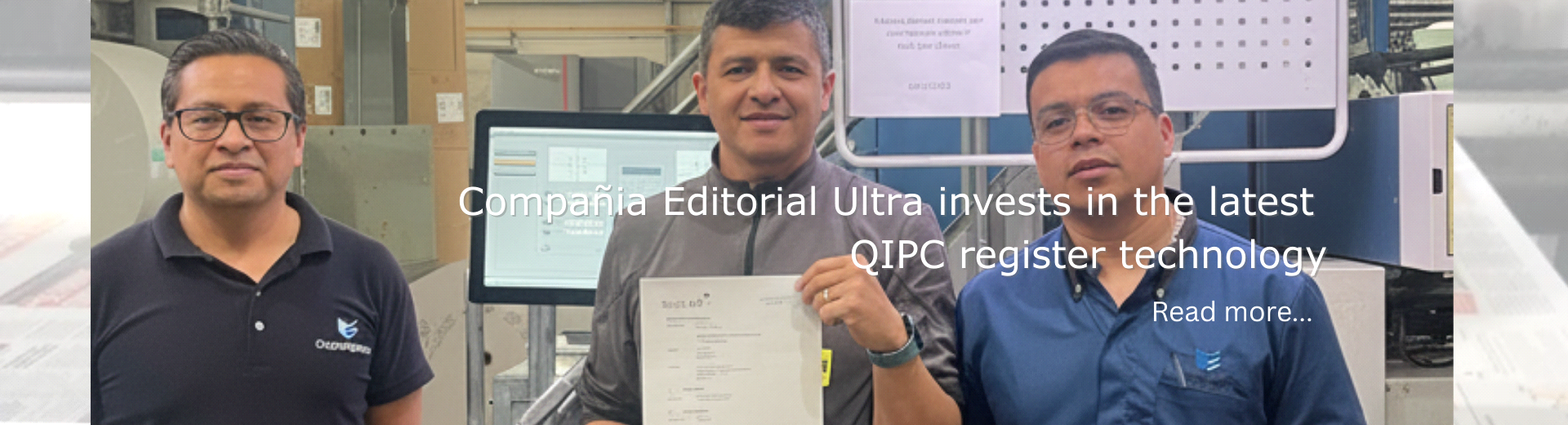 Compañia Editorial Ultra invests in the latest  QIPC register technology  